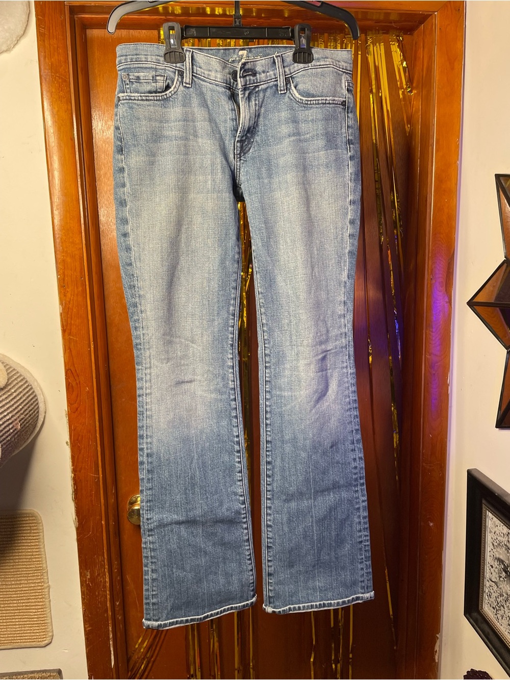 7 For All Mankind Light Wash Women's Bootcut Jeans